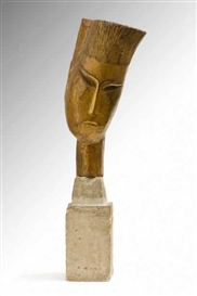 TÊTE D'HOMME, BOUDDHA by Ossip Zadkine